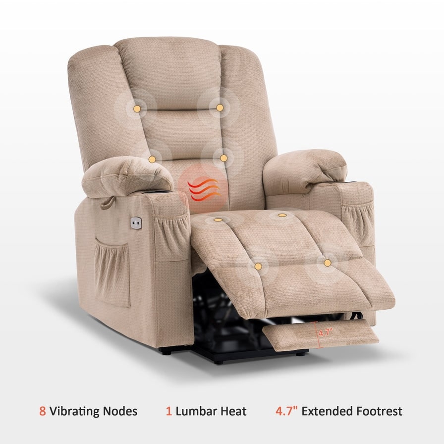 Recliners Extended Footrest