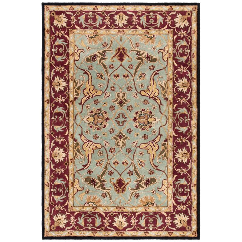 SAFAVIEH Handmade Heritage Gracious Garden Traditional Oriental Wool Rug