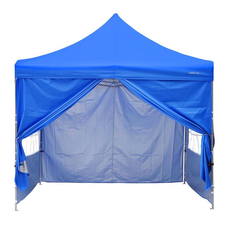 Ainfox Ourdoor Pop-up Canopy Tent with 4 Removable Sidewalls and 4 Transparent Windows