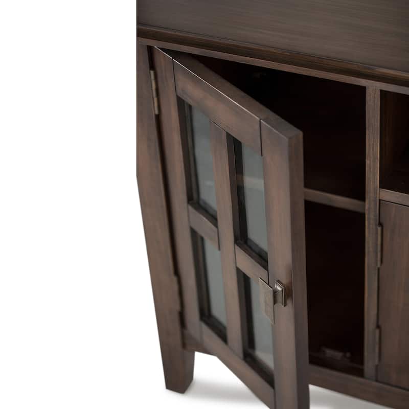 WYNDENHALL Stratford SOLID WOOD 72" Wide TV Media Stand For TVs up to 80"