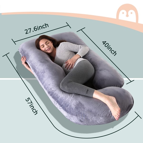 Huggable - U Shaped Maternity Body Pillow - No size