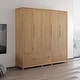 preview thumbnail 4 of 6, Nest 5D Solid Wood Wardrobe
