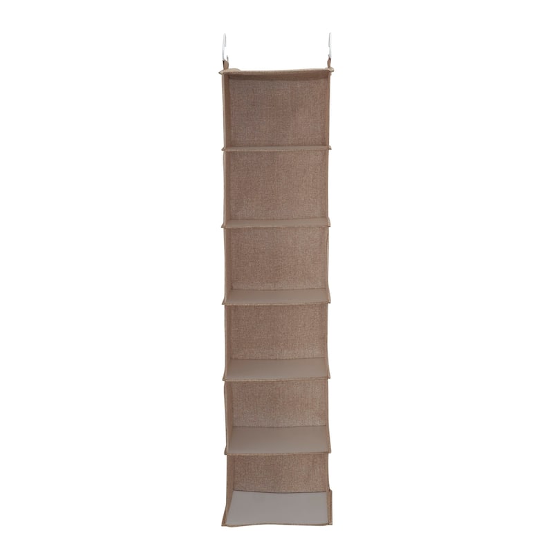 Household Essentials 6 Shelf Hanging Closet Organizer