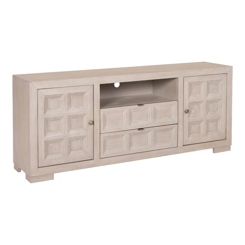 Furniture of America Durem Modern Classic 72-inch Solid Wood TV Stand