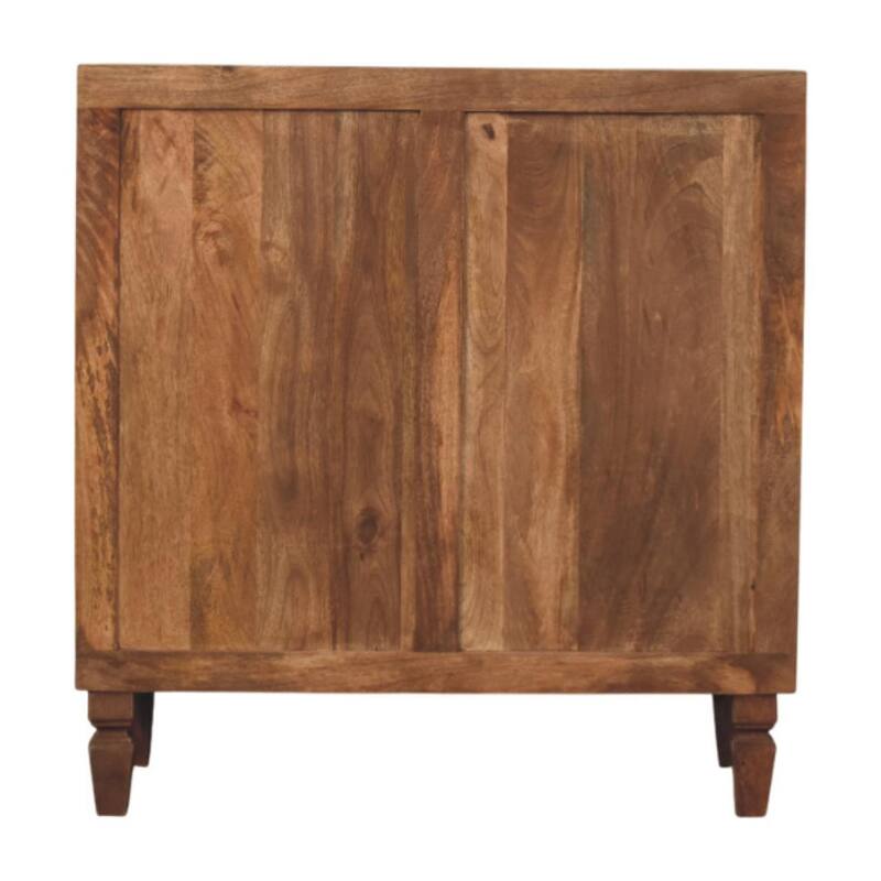 Artisan Furniture Solid Wood Arno Chest – Teak, Beige,3-Drawers