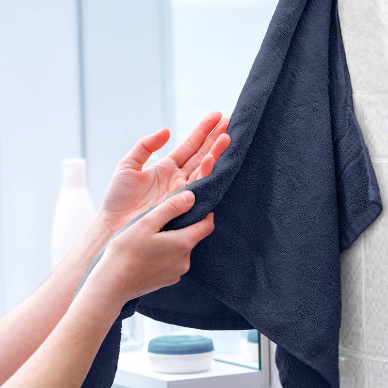 Superior Miami 100% Cotton 6-Piece Towel Set - Lightweight & Quick Drying