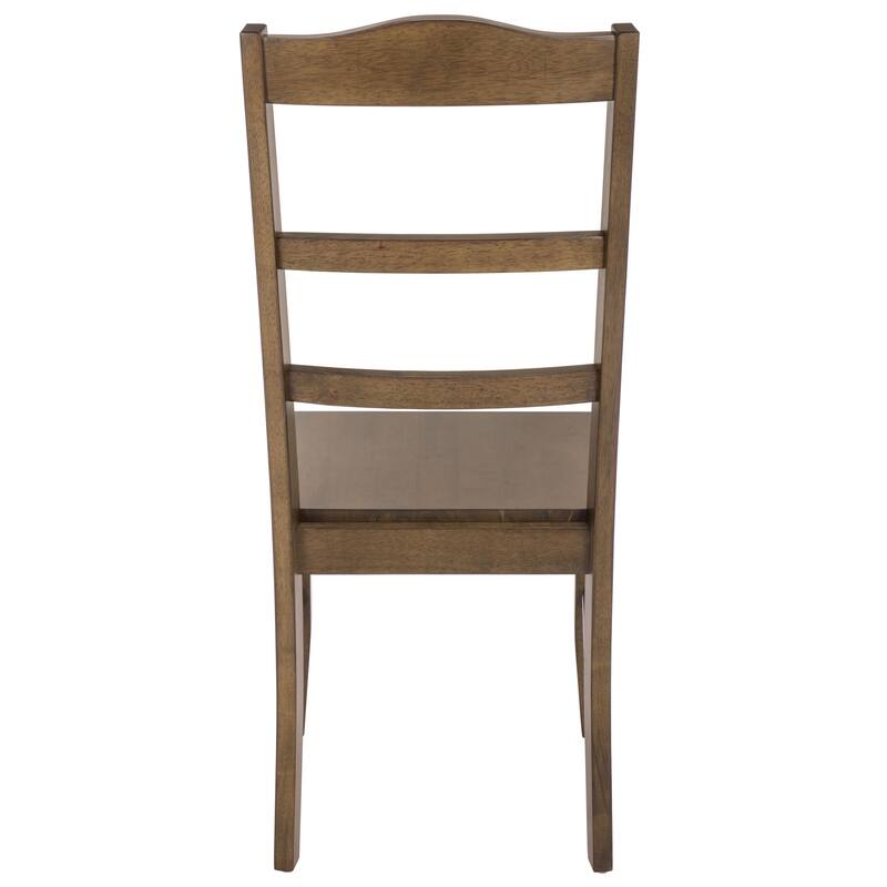 SAFAVIEH HOME Svetlana Ladder Back Side Chair - 18"W x 21"D x 40"H