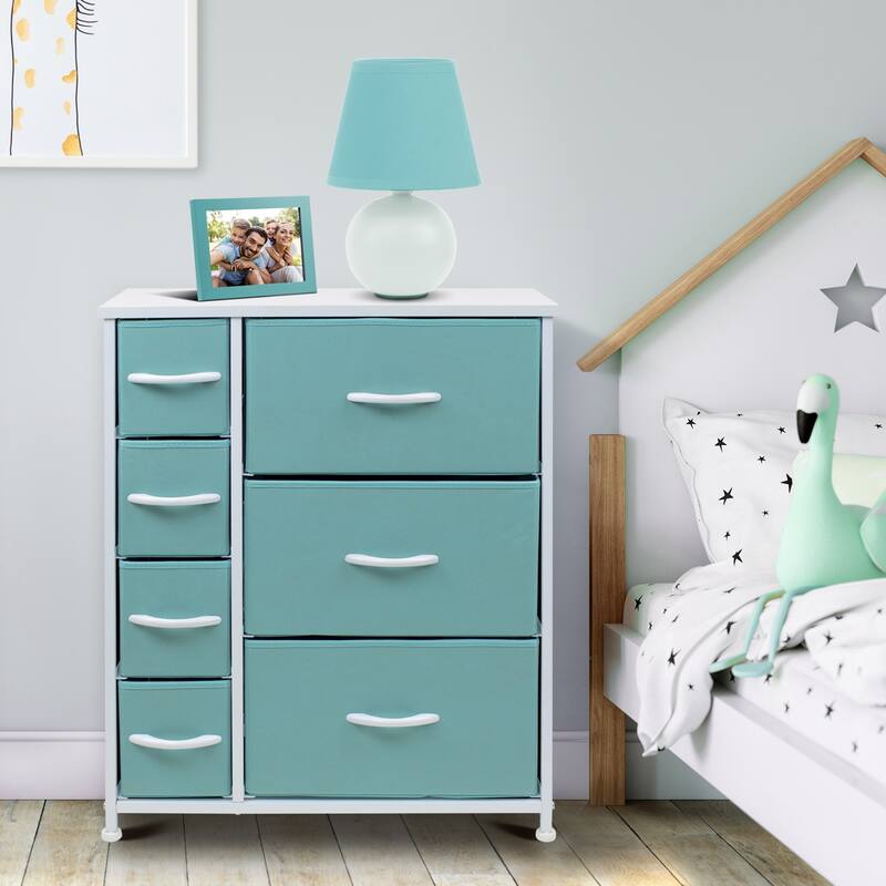 Dresser w/ 7 Drawers, Furniture Storage & Chest Tower for Bedroom