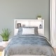 preview thumbnail 3 of 4, Monterey Twin Bookcase Headboard White