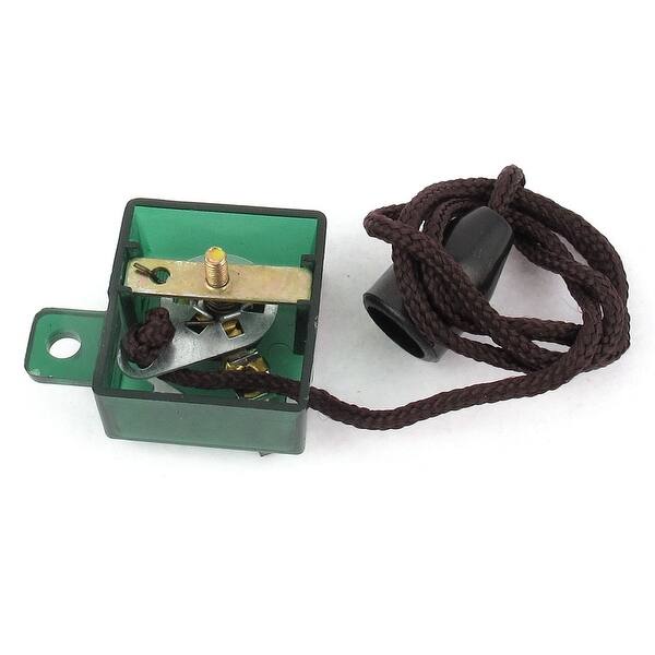 Ac 250v 1a 2pin Momentray Pull Cord Switch Lamp Canopy For Ceiling Fan Light