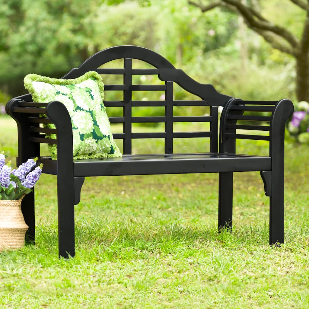 Lutyens 48 in. Wood Outdoor Foldable Garden Bench