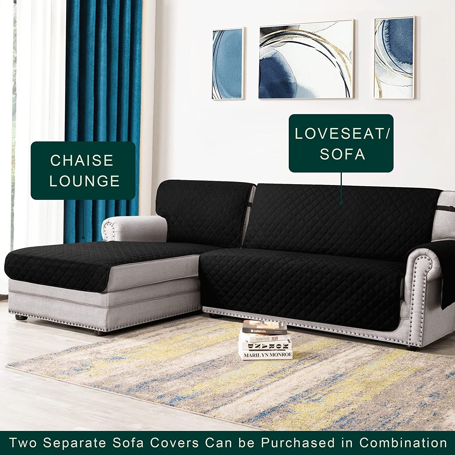 Chaise lounge deals stretch slipcover
