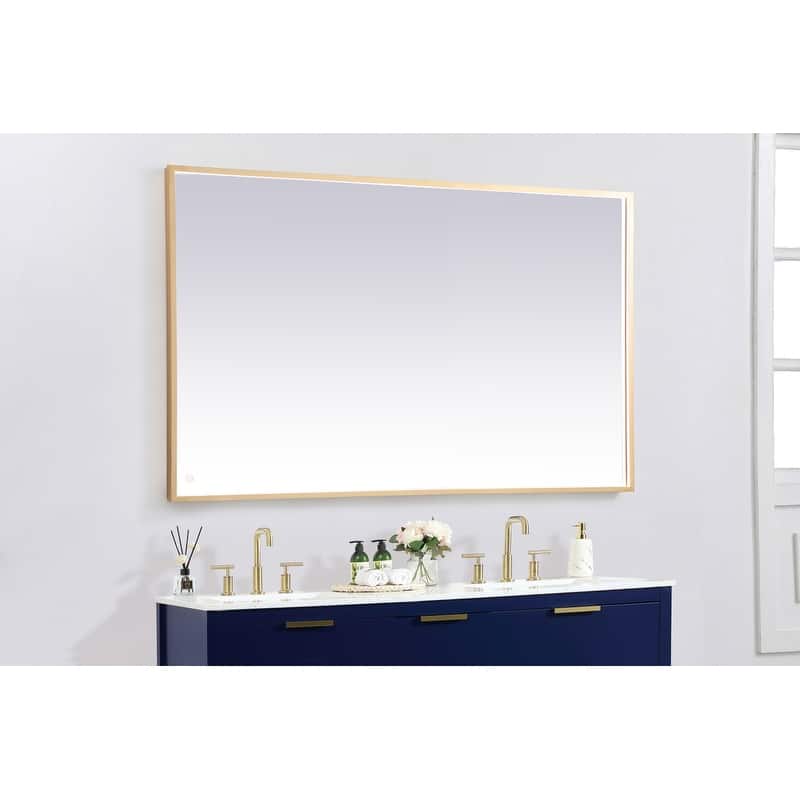 Indigo Home 36x60 inch LED mirror with adjustable color temperature