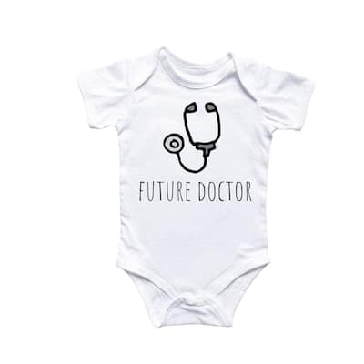 Doctor Future - Baby Boy Girl Clothes Infant Bodysuit Funny Cute Newborn 3