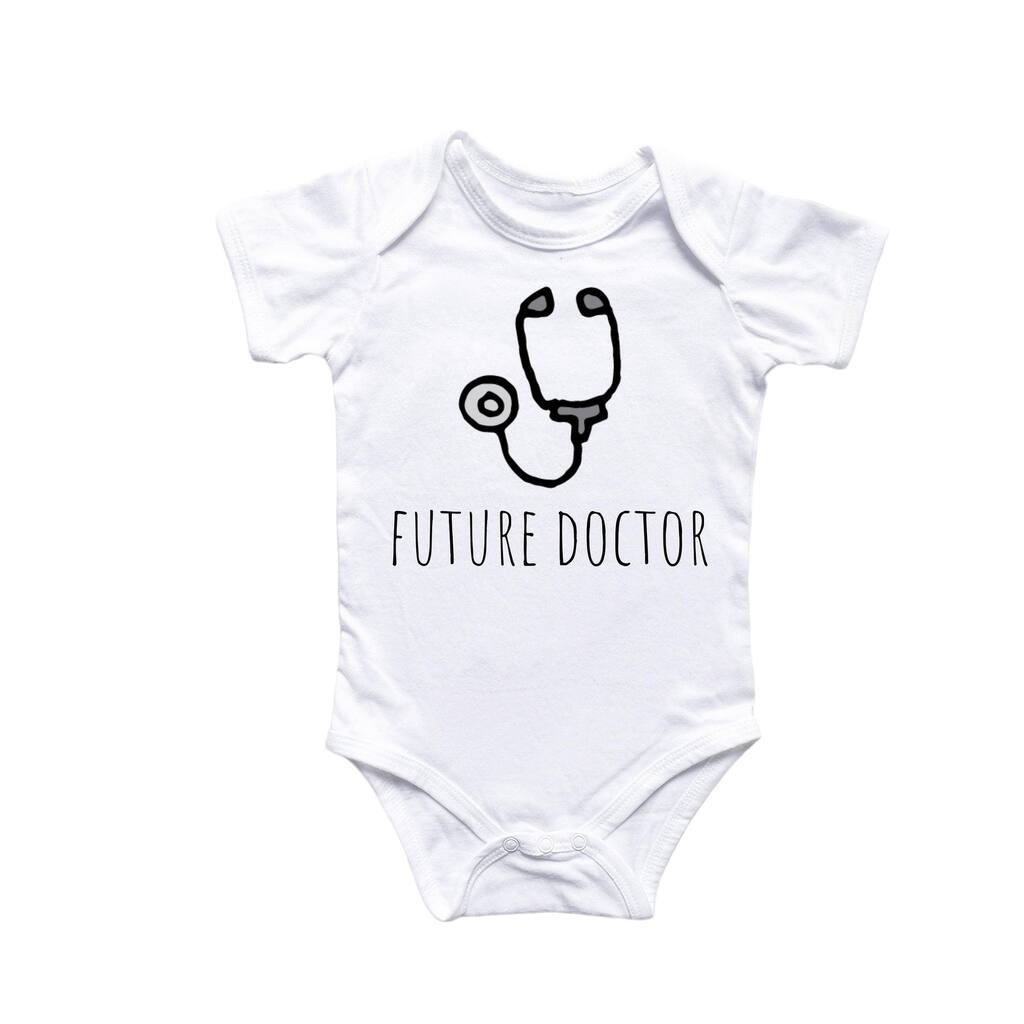 Doctor Future - Baby Boy Girl Clothes Infant Bodysuit Funny Cute Newborn 3