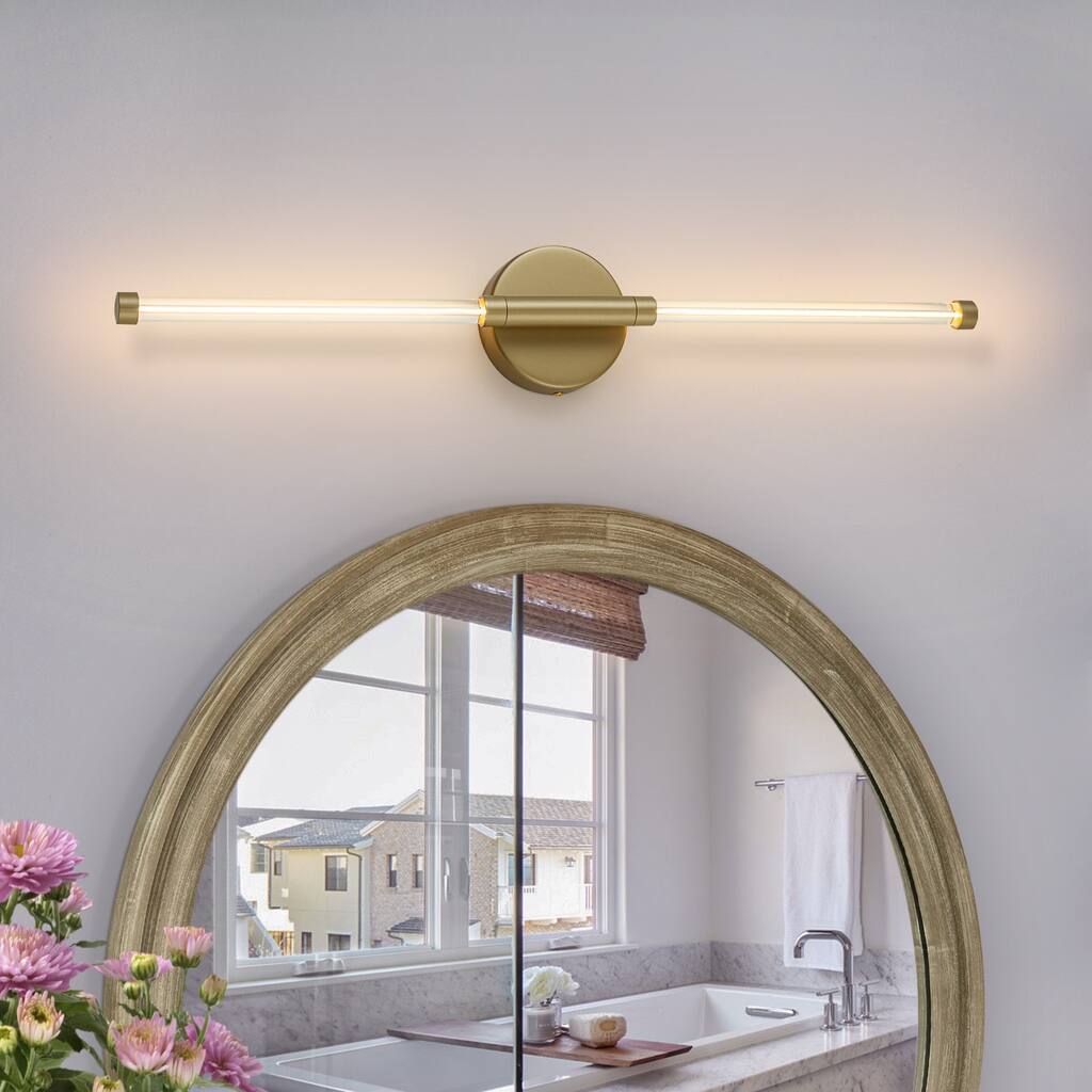 Minimalist Dimmable LED Bathroom Vanity Light Bar Wall Sconce
