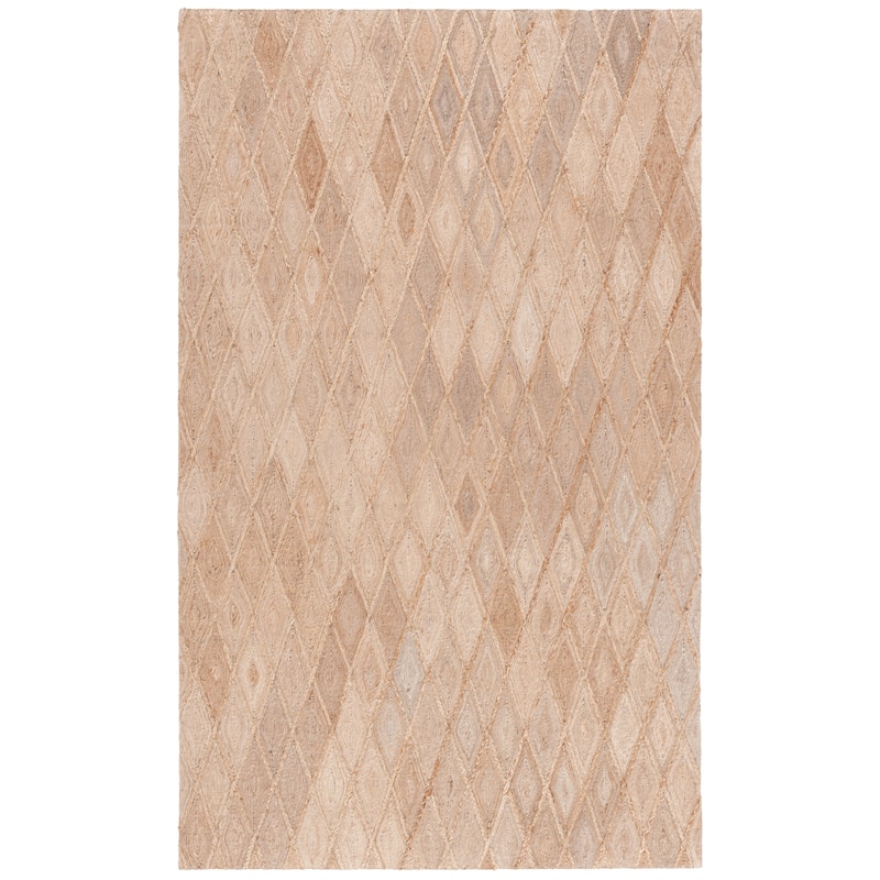 SAFAVIEH Handmade Natural Fiber Nehemie Farmhouse Trellis Jute Rug