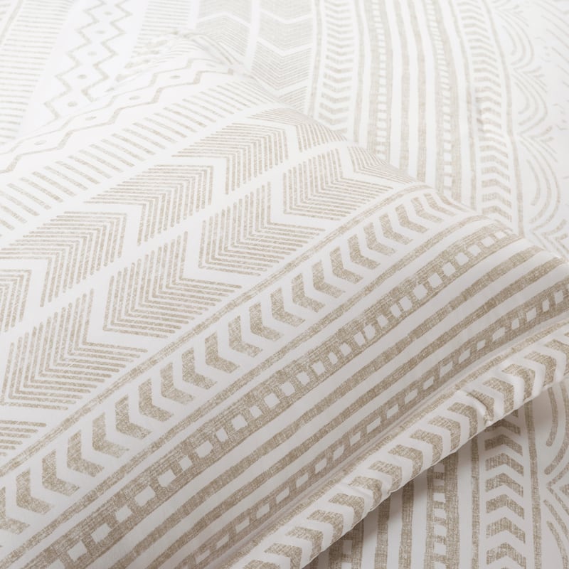 Lush Decor Hygge Geo Reversible 5 Piece Comforter Set