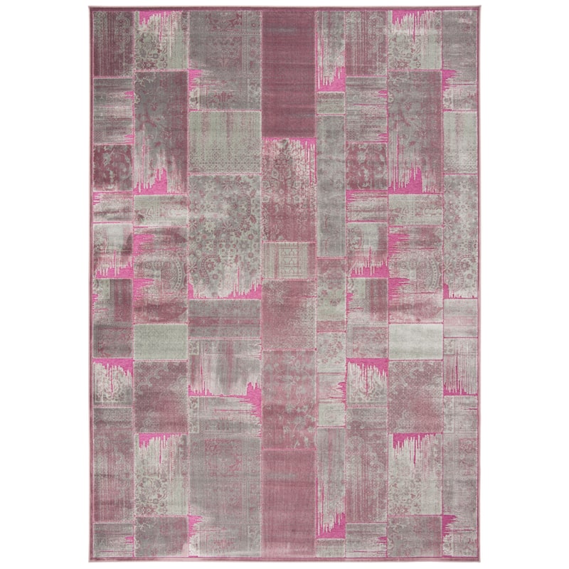 SAFAVIEH Paradise Bernardina Modern Viscose Rug - 8' x 11'2" - Purple/Fuchsia