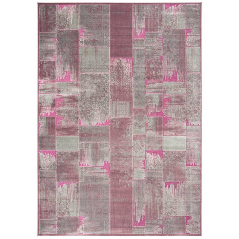 SAFAVIEH Paradise Paunita Modern Viscose Rug - 8' x 11'2" - Purple/Fuchsia - Rectangle