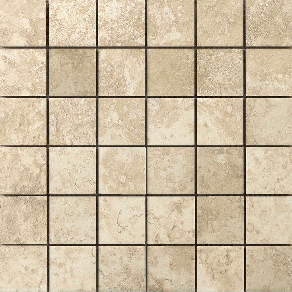 Emser Tile F72LUCE-1313MO2 Lucerne - 2" x 2" Square Mosaic Floor and Wall Tile - Unpolished Stone Visual