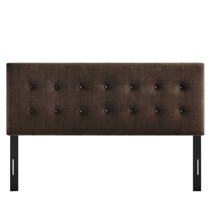 Emily Biscuit Tufted Performance Velvet Headboard