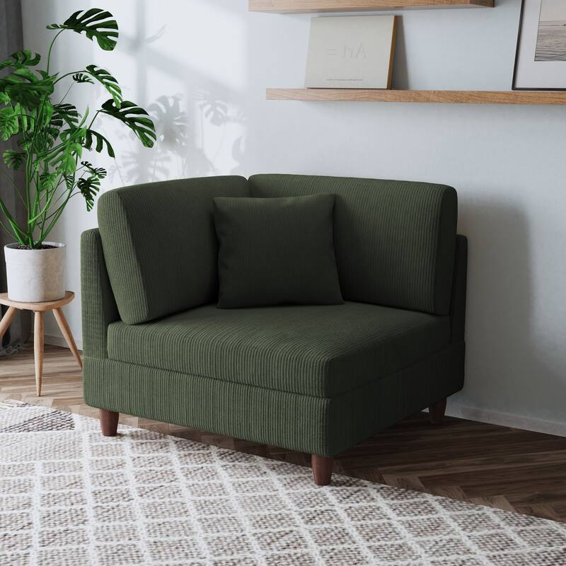 Free Combination Multi-Shaped Corduroy Sofa Modular