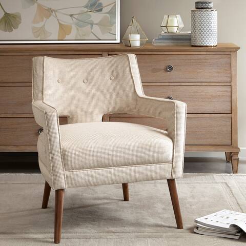 Madison Park Nicoli Cream Accent Chair