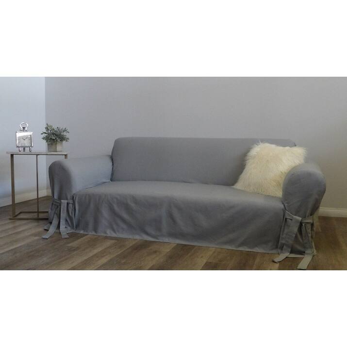 Classic Slipcovers Machine-Washable Cotton Duck Sofa Slipcover