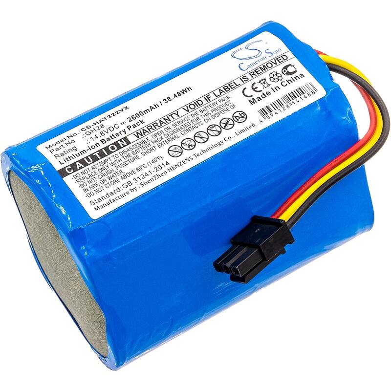 Battery for Liectroux DH860 Robot B6009 Fomt R620C Haier T322 T520 T550 GH28 - Blue