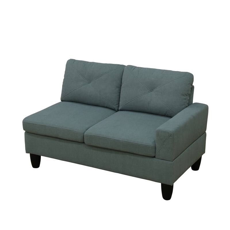 Contemporary 4-Piece L-Shaped Sectional Sofa Set