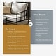 preview thumbnail 31 of 37, Mopio Odelia Patio Furniture, Outdoor Sectional Conversation Set
