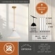 preview thumbnail 4 of 12, Racine Mid-Century Modern Bowtie Pendant Light, LED Compatible