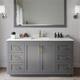 Option Dark Gray / Giotto Quartz Top / Brushed Gold