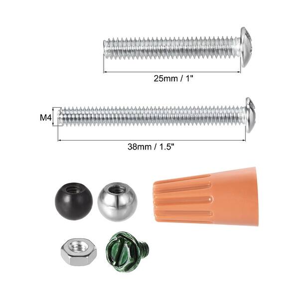 Light Fixture Crossbar Kit 4" Round Mounting Bracket w Screws and Nuts