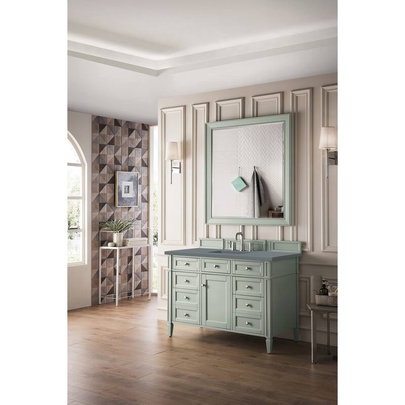 James Martin Vanities Brittany 48" Single Vanity, Sage Green