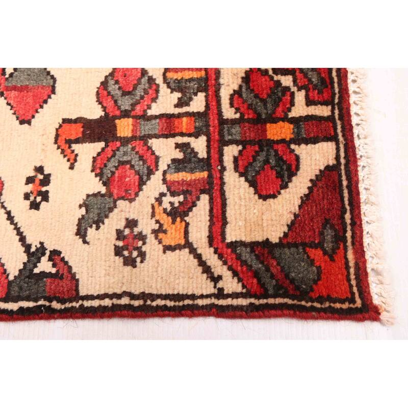 ECARPETGALLERY Hand-knotted Konya Anatolian Dark Red Wool Rug - 3'1 x 9'2