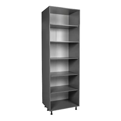 36" x 84" Utility Cabinet-Four Door-Grey - 36 x 84 x 23 3/8
