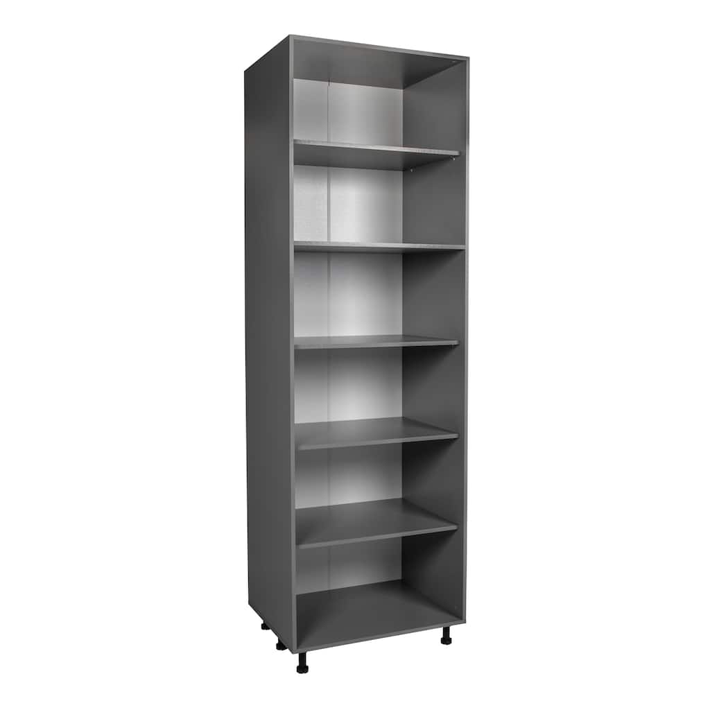 36" x 90" Utility Cabinet-Four Door-Grey - 36 x 90 x 23 3/8