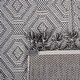 preview thumbnail 7 of 6, LOOM & LUXE Collection White/Geometric Indoor/Outdoor Area Rug