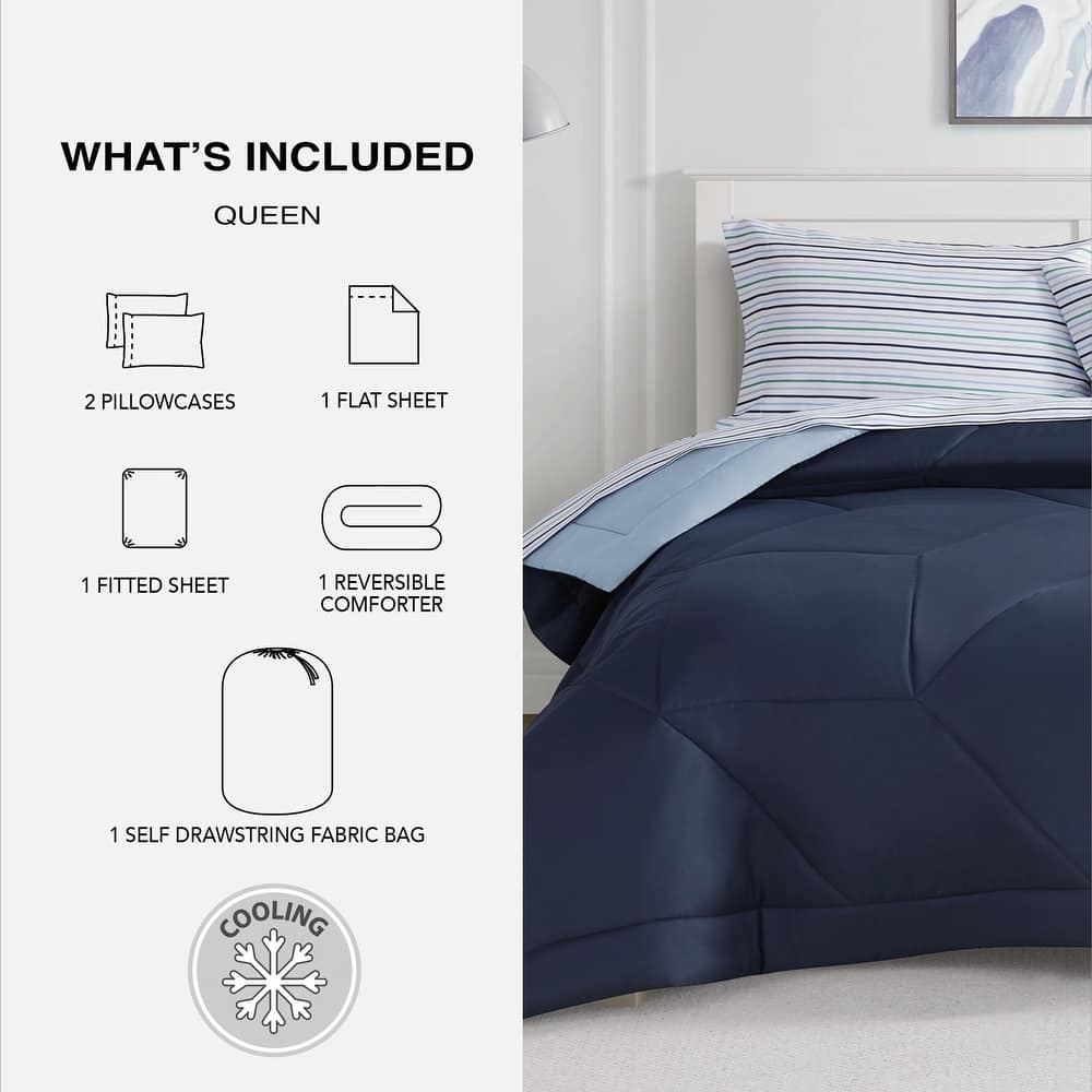 Cooling Technology 5-Piece Bed in a Bag