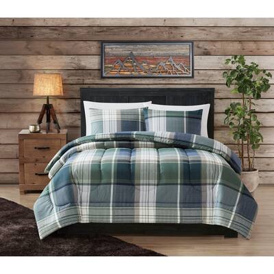 London Fog Duke Plaid 3Piece Comforter Set