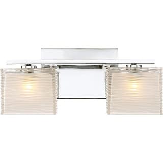 Quoizel Westcap 2-Light 7" Bathroom Vanity Light in Polished Chrome