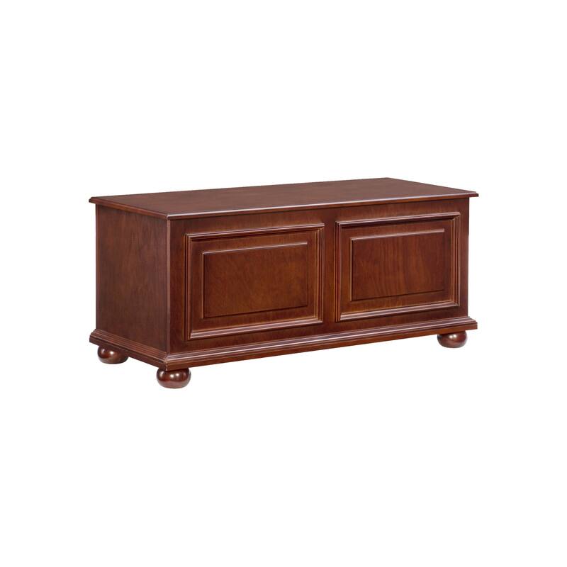 Solid Rectangular Storage Chest - 40.5" - Cherry Finish