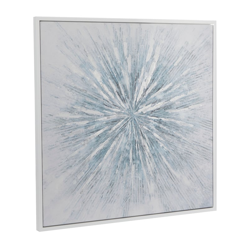 Canvas Radial Starburst Framed Wall Art