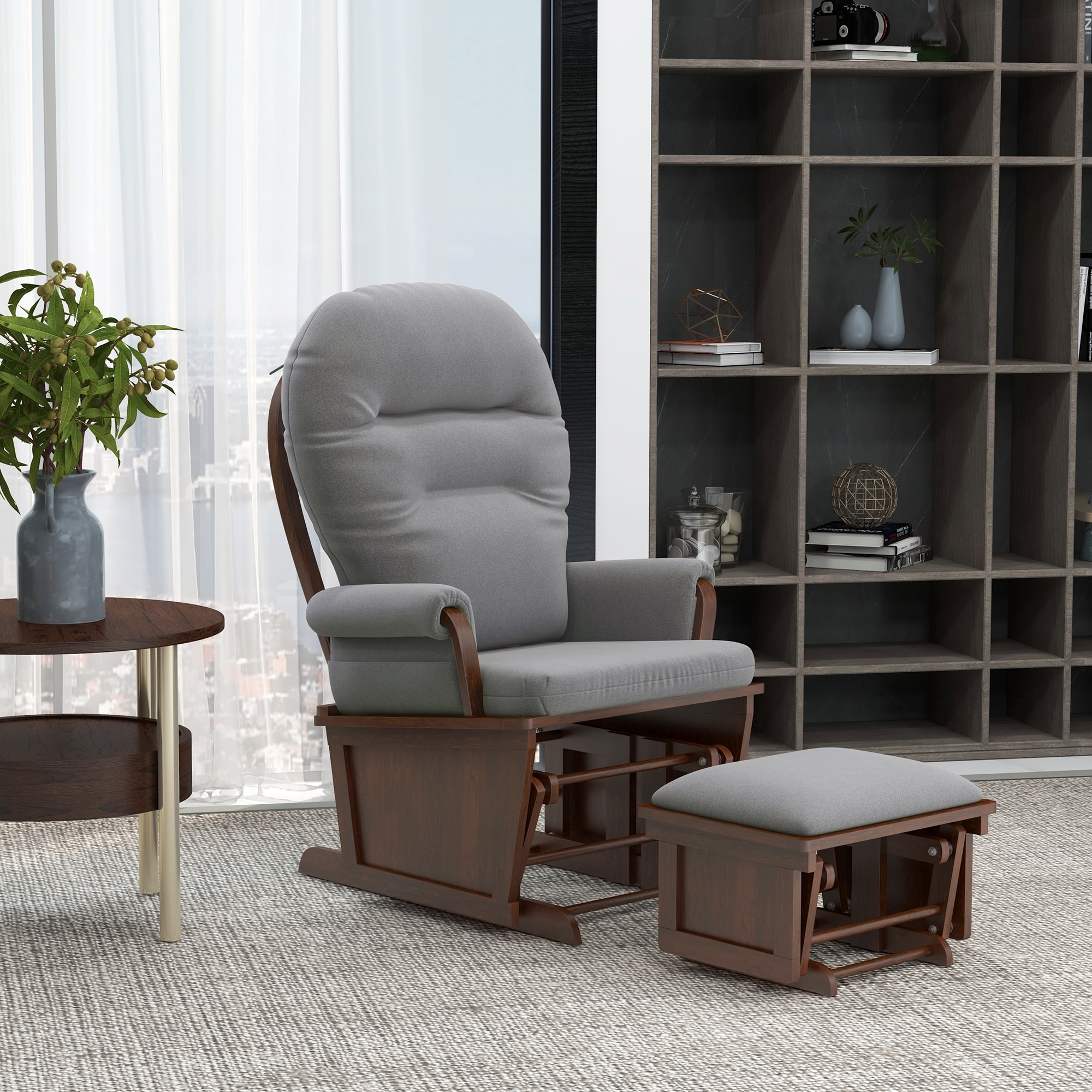 新品  LittleCot_asimocrafts Amazon.com: Child Craft Cozy Glider Rocker and Ottoman Set