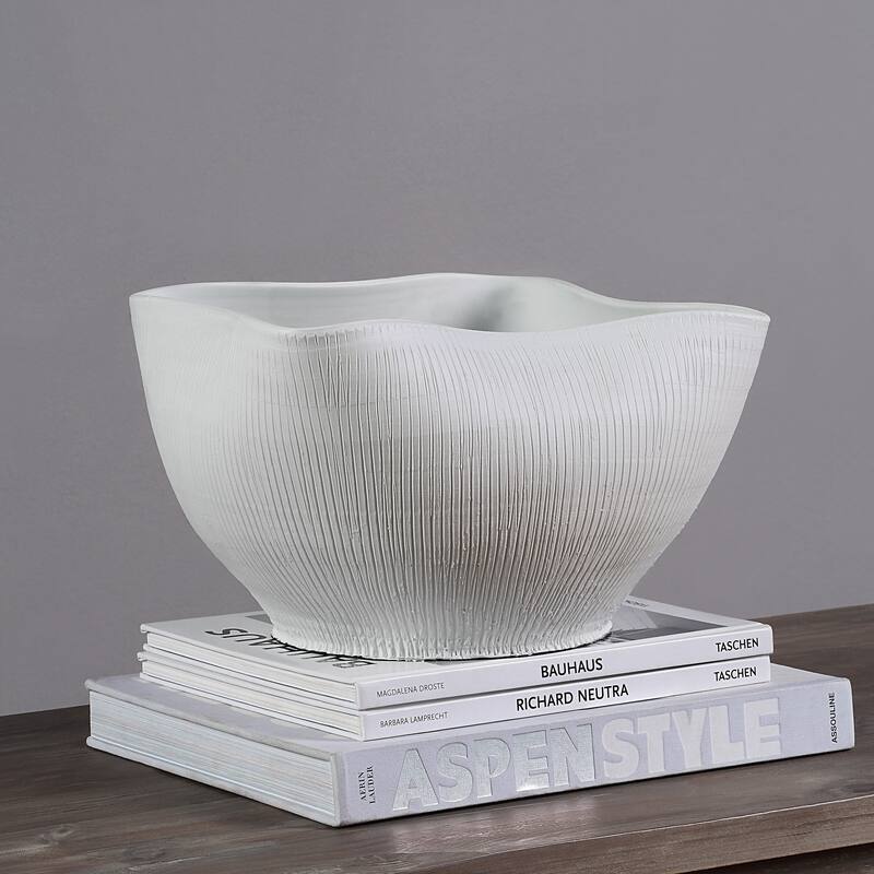 Renwil Gigi Indoor Ceramic Bowl, Off-White