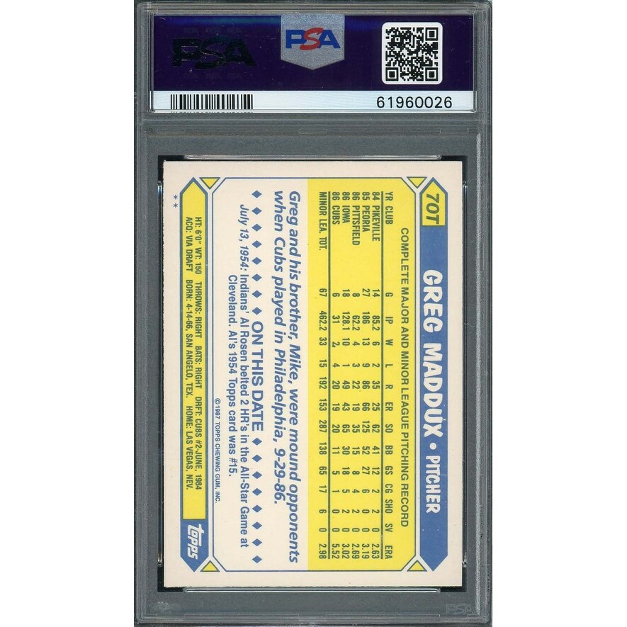 Auction Prices Realized Baseball Cards 1987 TOPPS TRADED TIFFANY