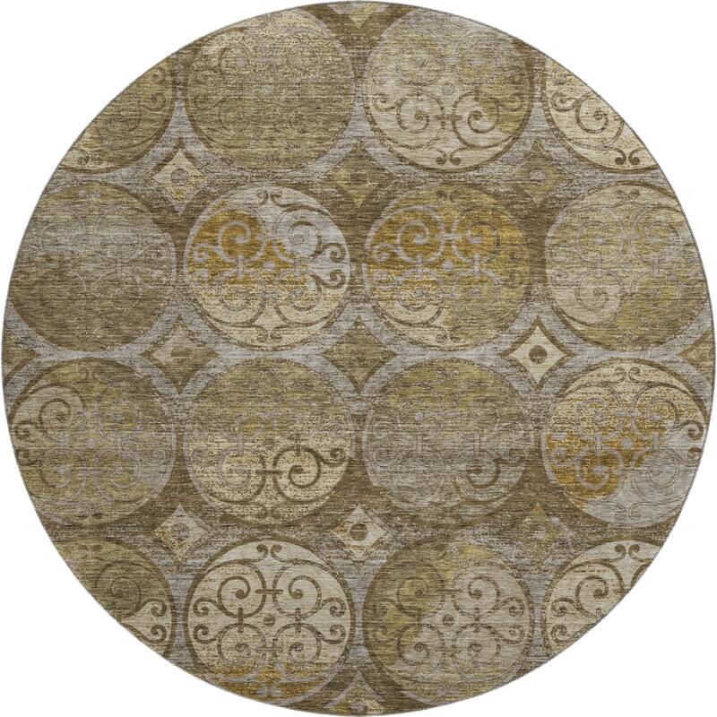 Premium Washable Super Soft Traditional Scroll Mayfield Rug