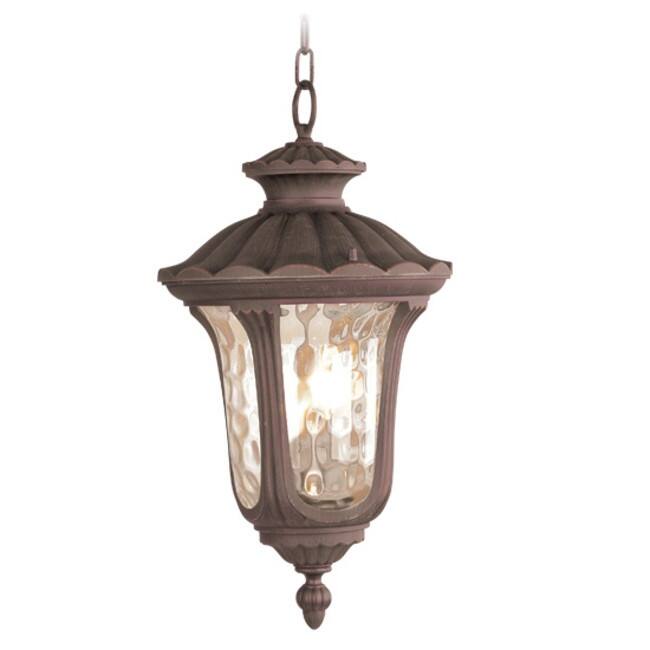 Livex Lighting Oxford 3 Light Outdoor Pendant - Imperial Bronze
